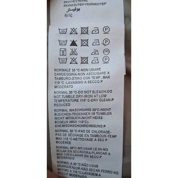 Diana Gallesi Quilted Gray Puffer Coat Parka Zip Up Knee Length LARGE Italy NWT - Picture 11 of 12